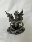 Tudor Mint Myth and Magic DRAGON OF THE HEART Heavy Pewter Sculpture Collectable