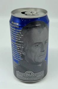 1999 Star Wars I Phantom Menace Empty Pepsi Can PALPATINE - Limited Edition #6 - Picture 1 of 4