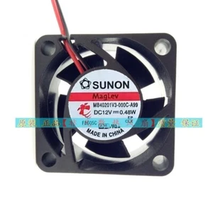 SUNON MB40201V3-000C-A99 4020 DC12V 0.48W 4cm Cooling Fan - Picture 1 of 4