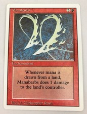 MTG Magic The Gathering Revised Manabarbs NM+
