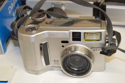 Vintage Minolta DIMAGE S414- 4.0 MP 4x Zoom- Digital Camera- For Repair or Parts - Image 1 of 4