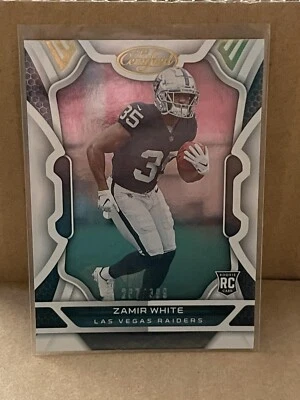 ZAMIR WHITE 2022 PANINI CERTIFIED MIRROR  # /399 ROOKIE RC LAS VEGAS RAIDERS - Image 1 of 3