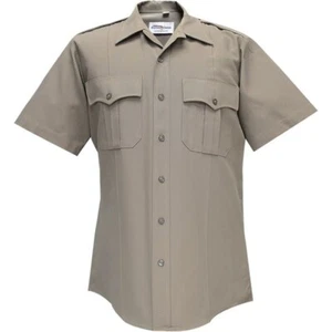 FLYING CROSS 95R66 DELUXE TROPICAL MENS SHORT SLEEVE SHIRT XS Nickel POLY/RAYON - Picture 1 of 1