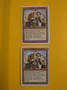 Magic the Gathering Card. Juggernaut x2 Revised. Old Vintage as pics - Picture 1 of 6