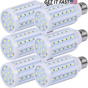 6-Pack 75W Eq. LED Bulb 60-Chip Corn Light E26 1100lm 10W Cool Daylight 6000K 6X - Picture 1 of 5