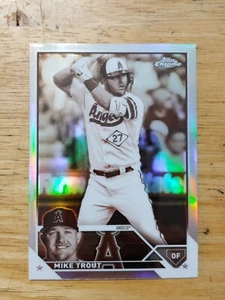 2023 topps chrome Mike Trout sepia refractor #27 - Picture 1 of 2