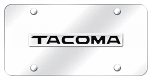 Toyota Tacoma 3D Nameplate Logo Stainless Steel License Plate Official Licensed - Foto 1 di 8