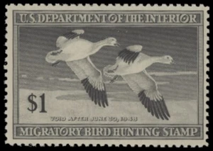 RW14 1947 Federal Duck Stamp. Mint Never Hinged. Original Gum - Picture 1 of 1