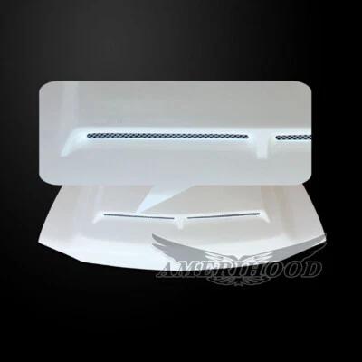 Fits Chevrolet Silverado 2500HD 2005-2007 Type-E Style Functional Ram Air Hood - Image 1 of 4