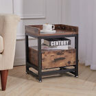 Night Stands with Drawer Bedside Cabinet Bedroom End Side Table Wooden Furniture