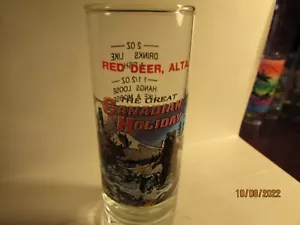 The Great Canadian Vacation - Ciervo Rojo - 4" Shooter Shot Glass - medidas en la espalda - Imagen 1 de 4