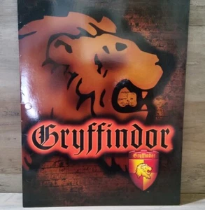Harry Potter Gryffindor House Mead Unpunched 2 Pocket Folder 2001 Lion - Picture 1 of 3
