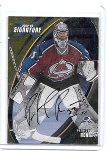 AUTÓGRAFO PATRICK ROY 2002-03 IN THE GAME X FIRMA CERTIFICADO ORO BV $150.00++ - Imagen 1 de 1