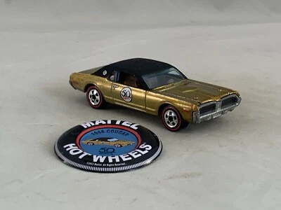 Hot Wheels 1968 Cougar 2018 50 aniversario originales Spectraflame amarillo RLs Foto 1 de 4