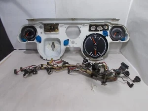 1968 68 Mustang Dash Cluster Gauges Wiring Tested - Picture 1 of 8