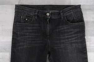 Pantalones de mezclilla BELSTAFF MAWGAN para mujer elásticos calce ajustado negros talla W28 L30 - Imagen 1 de 15