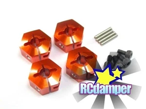 ALUMINUM 14MM HEX DRIVE NUT ADAPTER OR HPI 1/10 BULLET ST MT WR8 3.0 NITRO FLUX - Picture 1 of 1