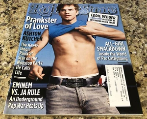 ROLLING STONE #923 ASHTON KUTCHER, EDDIE VEDDER May 2003. - Picture 1 of 1
