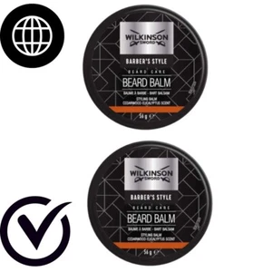 2X Beard Balm 100% Natural Organic Beard Taming Styling Mens Grooming Beard Care - Picture 1 of 2
