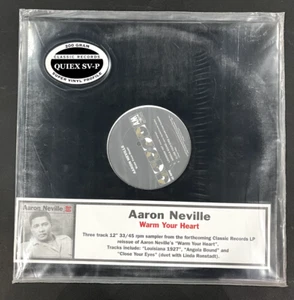 Classic Records Aaron Neville Warm Your Heart 33/45 RPM Single Audiophile - Picture 1 of 3