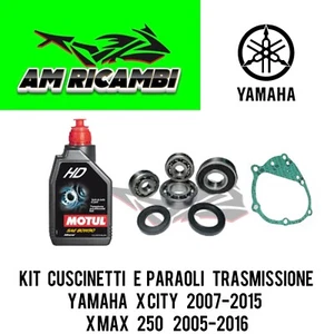 kit cuscinetti trasmissione yamaha x city 2007-2015 X max 250 2005-2016 - Imagen 1 de 3
