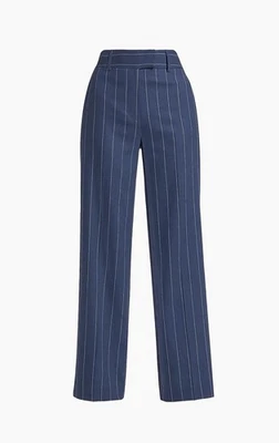 Tahari Pinstripe Pants Size 8 Blue/Purple MSRP $89 - Image 1 of 4