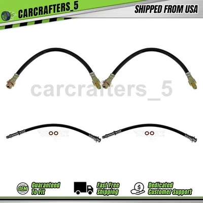 4 mangueras hidráulicas de freno delanteras traseras para Chrysler Newport Town & Country 1969 6,3 L Foto 1 de 4