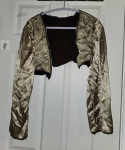 Christian Dior Monsieur Trench Coat Liner Brown Trench Dress Jacket * Was Cut  - Picture 1 of 6