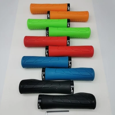 JET Fahrradgriffe ergonomisch Lenker Ø 22,2mm MTB Trekking City E-Bike Rot Grün  - Bild 1 von 2