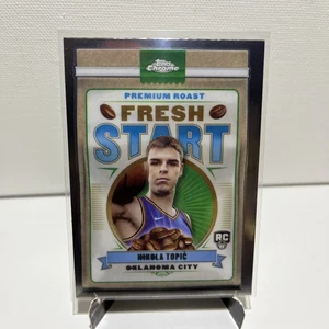 2025 TOPPS CHROME #FS-9 NIKOLA TOPIC FRESH START (RC) OKC THUNDER - Imagen 1 de 5