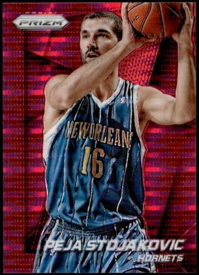 2014-15 Panini Prizm #216 Peja Stojakovic Prizms Red Pulsar #/25 E1 - Image 1 of 2