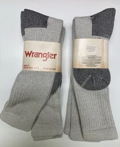 Wrangler Baumwolle Stahlkappe wadenhohe Stiefelsocken, groß, grau, 12 Paar - Bild 1 von 1