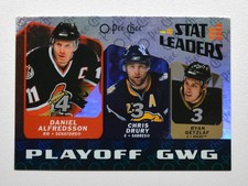 2007-08 O-Pee-Chee Stat Leaders #SL17 Chris Drury Daniel Alfredsson Ryan Getzlaf