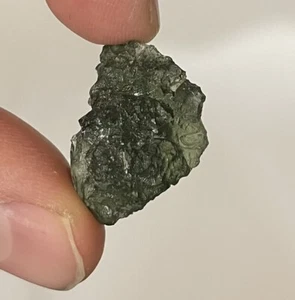 Moldavite 34.65ct Besednice Regular Grade Certificate of Authenticity - Picture 1 of 9