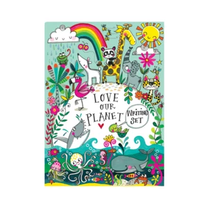 Juego de escritura para niños Rachel Ellen Love Our Planet - Gran idea de regalo para niños - Imagen 1 de 2