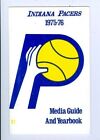 1975 Indiana Pacers ABA Presse Media Guide NBA2