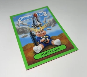 garbage pail kids rare gross green parallel topps adam bomb - Picture 1 of 5