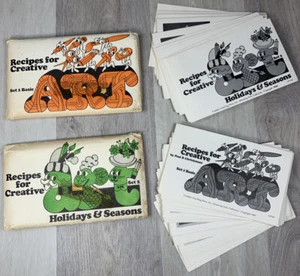 2 -Vintage Activity Cards Creative Holidays Seasons 1967 Creative Teaching Press - Picture 1 of 8