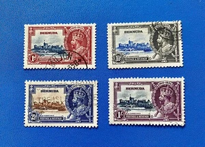 Bermuda 1935 KGV Silver Jubilee set complete USED SG 94-97. CAT £50+ - Picture 1 of 6