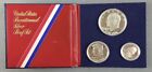 1776-1976 US Bicentennial Silver Proof 3-coin Set With original box and COA.