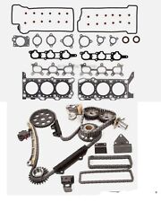 Fit 99-07 Chevrolet Suzuki V6 2.5 2.7 H25A H27A Timing Chain Kit & Gasket Set
