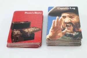 Pirate King Board Game Parts Replacement Pieces Cards 30 Booty 50 Captains Log - Picture 1 of 3