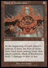 Magic the Gathering MTG Mask of Intolerance (138) Apocalypse   LP