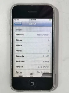 Apple iPhone 1st Generation 2G 8GB iOS Screen dead pixel ,Good working, No.108 - Picture 1 of 11