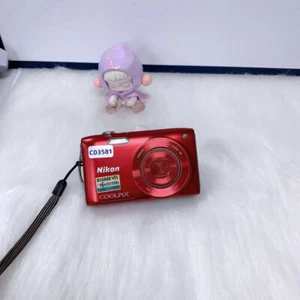Nikon COOLPIX S3300 Digital Camera 1080p HD Video Recording Built-in Flash Red - Picture 1 of 9