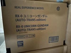 BANDAI GUNDAM UNICORN Figure REAL EXPERIENCE MODEL RX-0 AUTO-TRANS Edition - Picture 1 of 1