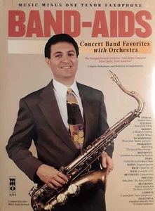 MUSIC MINUS ONE TENOR SAXOPHONE - "CONCERT BAND FAVORITES WITH ORCHESTRA" -... - Picture 1 of 4