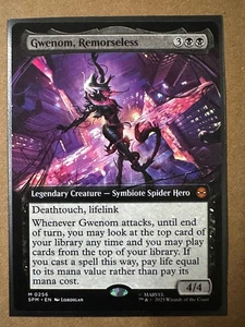 Gwenom, Remorseless EXTENDED MYTHIC Marvel's Spider-Man SPM MTG Magic NEU - Bild 1 von 1