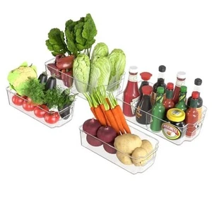 Refrigerator Organizers and Storage,4Pcs Large Refrigerator Storage - Picture 1 of 8
