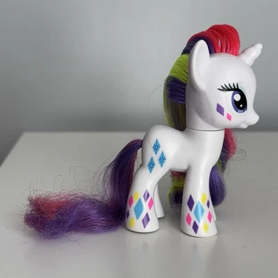 My Little Pony G4 Rareza Cepillable Neón Arco Iris Power Exclusivo del Reino Unido - Defectos, Leer Foto 1 de 4